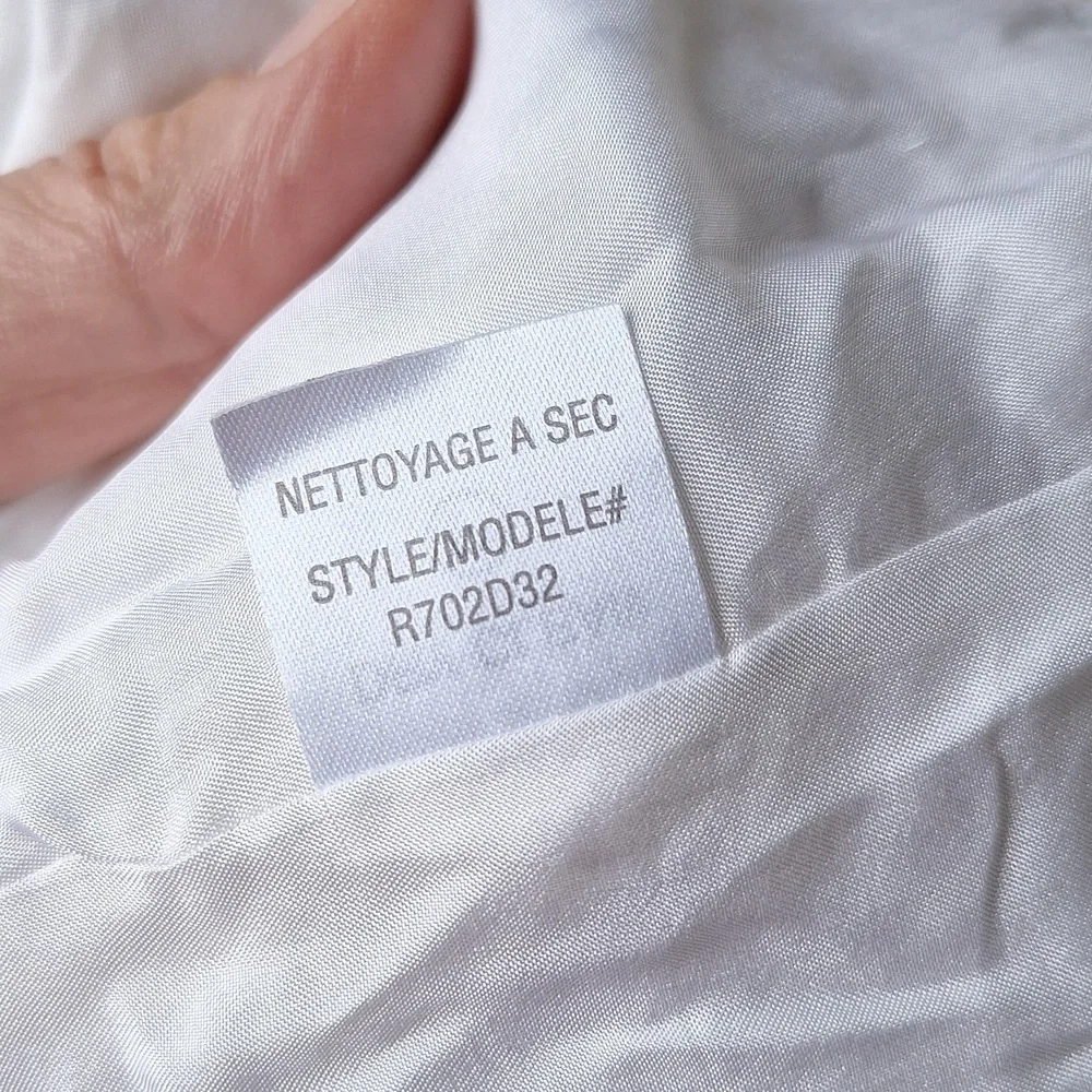 Robert Rodriguez Puffed Short Sleeve White Babydoll Cotton Dress Size 6 - Picture 9 of 12